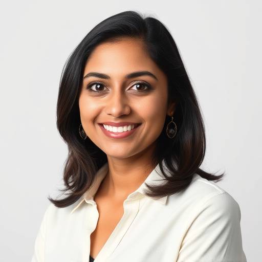 Portrait of Alisha Patel, Studio Manager at Harmonic Resonance Studios.