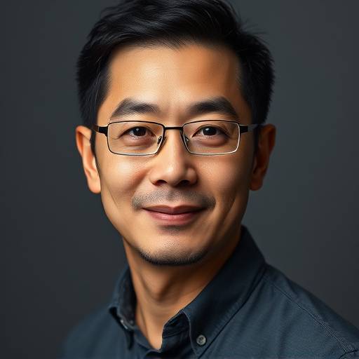 Portrait of David Chen, co-founder of Harmonic Resonance Studios.